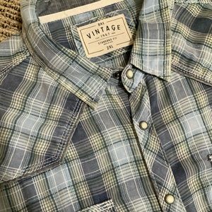 BKE Vintage Snap Up Shirt